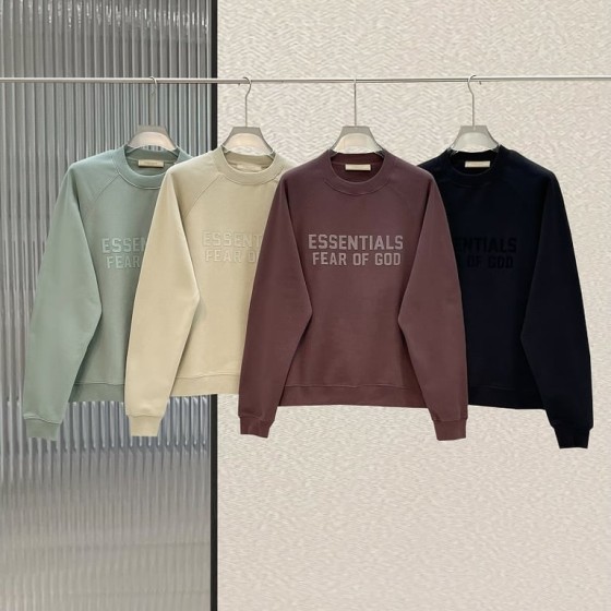 Fear of God Essentials Front Logo Crewneck Sweatshirt